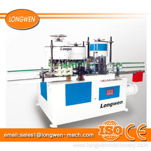Automatic neking flanging seaming machine for 3 piece tin can